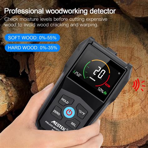 MESTEK Pinless Wood Moisture Meters for Non